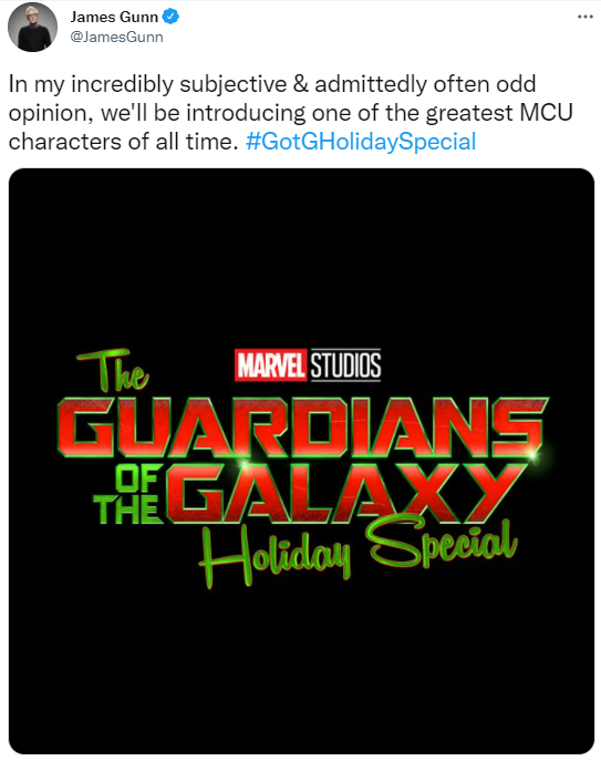 `Guardians of the Galaxy Holiday Special` will introduce the MCU's greatest character ever 2