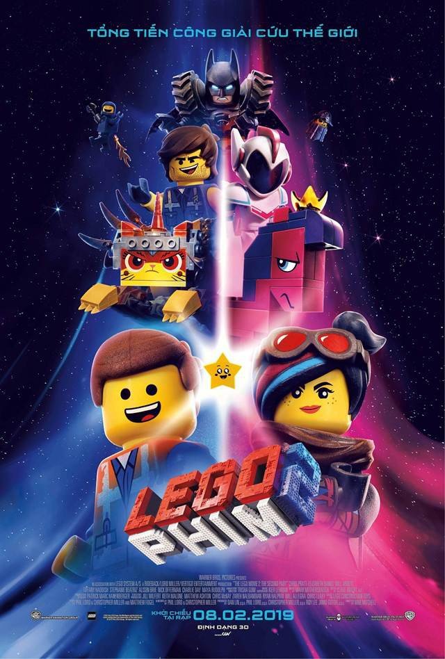 Let's meet Aquaman and Wonder Woman again in the grand attack to save the universe in The Lego Movie 2 0